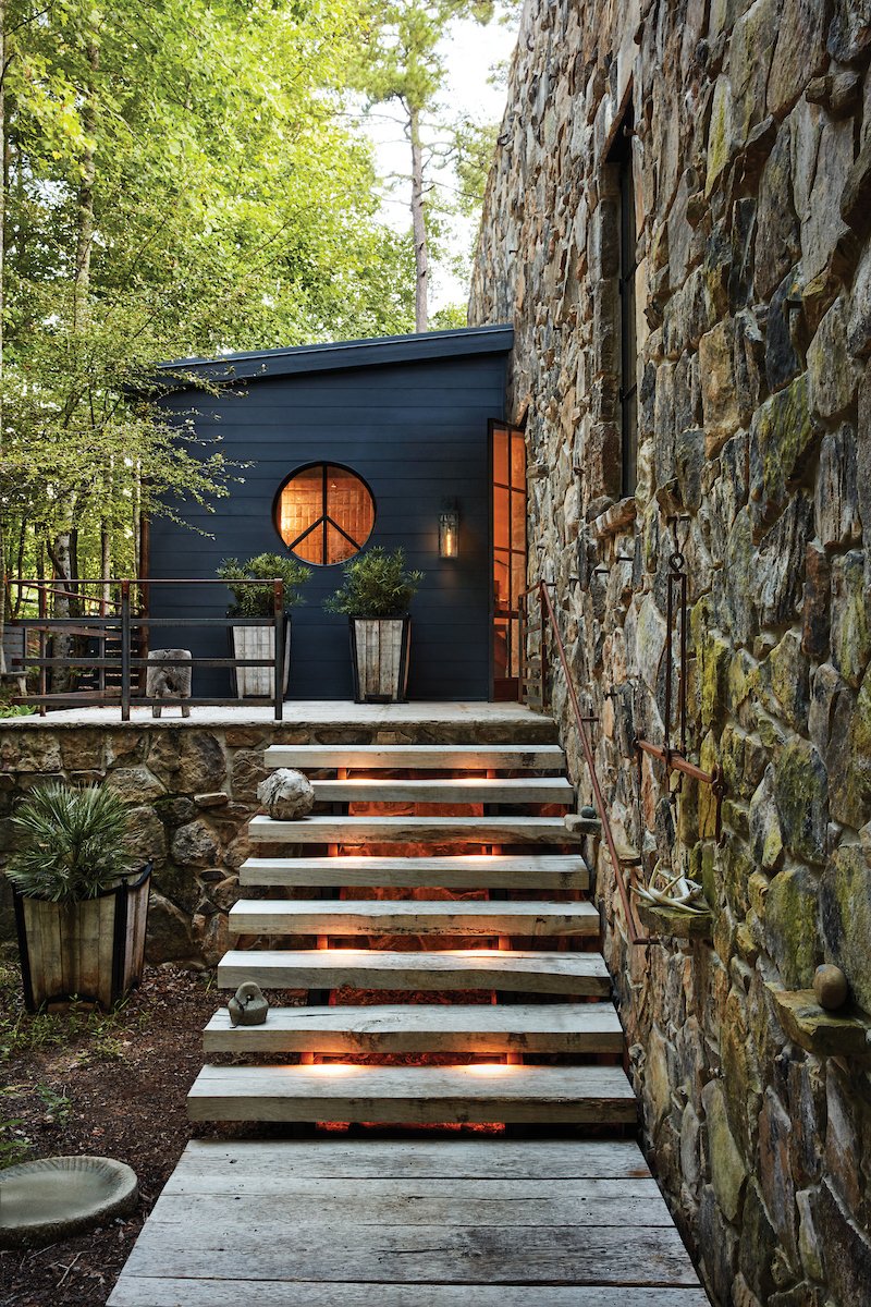 exterior stair lights